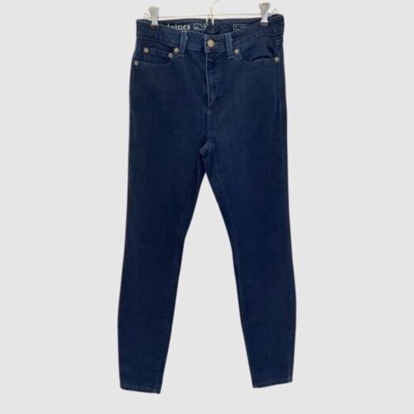 Vineyard Vines Dark Blue 5 Pocket Skinny Jeans US4 ($198) - Picture 1 of 8